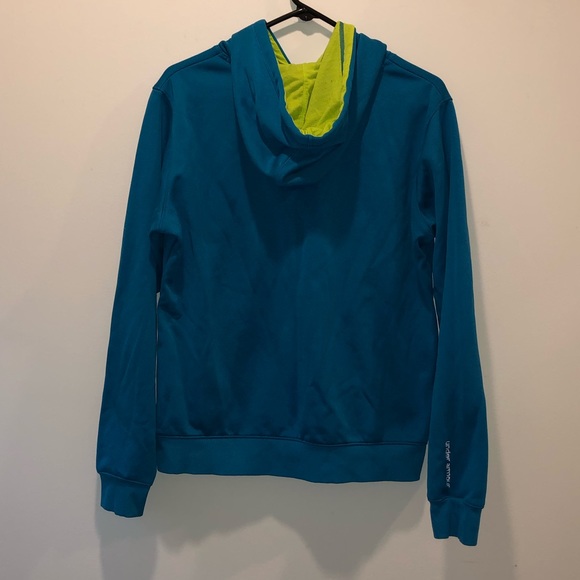 Blue and Green Under Armour Sweatshirt - Picture 2 of 3